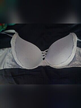 Torrid Lace Push Up Bra Baby Blue Powder Blue 44C